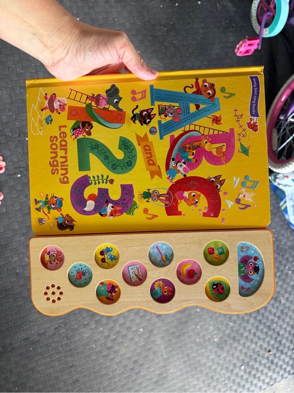 Kids Learning Songs ABC and 123 Sound Book with buttons